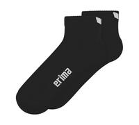 erima Pack de 2 calcetines Performance (8182601) Unisex adulto, negro, 39-42