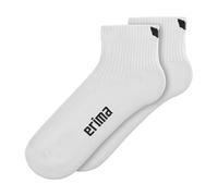 erima Pack de 2 calcetines Performance (8182602) Unisex adulto, blanco, 47-50