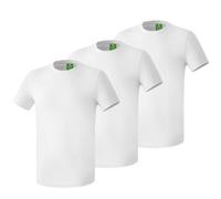 erima Pack de 3 Camisetas Deportivas de Equipo Hombre, Blanco, L