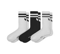 erima Pack de 3 pares de calcetines Wings (2182612) Unisex adulto, negro/blanco, 35-38
