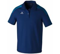 erima Polo EVO Star Hombre (1112411), New Navy/Mykonos Blue, XL
