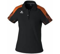 erima Polo EVO Star Mujer (1112421), Negro/Naranja,42