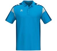 erima Polo Funcional Celebrate 125 (1112506) Unisex Adulto, Curacao/New Royal, M