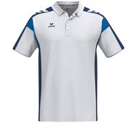 erima Polo Funcional Celebrate 125 (1112509) Unisex Adulto, Blanco/New Navy, XL