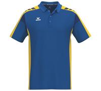 erima Polo Funcional Celebrate 125 (1112601) Unisex Adulto, New Royal/Amarillo, XXS