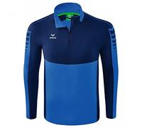 ERIMA Six Wings Top de Entrenamiento con Media Cremallera, Unisex Adulto, Azul (New Royal/New Navy), XL