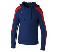 erima Sudadera con Capucha EVO Star (1072404) Unisex niños, New Navy/Rojo, 140