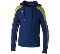 erima Sudadera con Capucha EVO Star (1072409) Hombre, New Navy/Lime, S