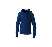 erima Sudadera con Capucha EVO Star (1072411) Hombre, New Navy/Mykonos Blue, M