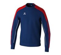 Erima Sudadera Funcional EVO Star (1072415) Unisex niños, New Navy/Rojo, 128