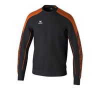 erima Sudadera Funcional EVO Star (1072421) Unisex Adulto, Negro/Naranja, XL