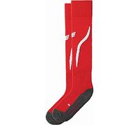 Erima Tanaro Calcetines de Fútbol, Unisex adulto, Rojo / Blanco, M
