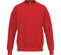 erima TS Basic Sudadera Unisex Adulto (2072615), Rojo, L