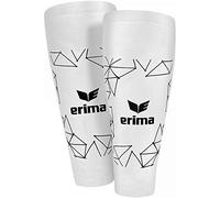 Erima Tube Sock 2.0 - Espinilleras (2 unidades), color blanco y negro