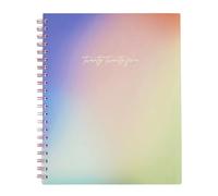 Erin Condren Agenda mensual grande 2025, cuaderno en espiral con 1 carpeta de bolsillo de doble cara, calcomanías de planificador incluidas, cubierta de mezcla de colores pastel