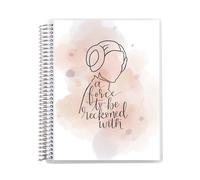 Erin Condren Cuaderno de productividad encuadernado en espiral de 7"" x 9"" Star Wars Acuarela Leia Funcional 160 pginas rayadas y cuaderno en esp
