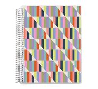 Erin Condren Cuaderno espiral de productividad de 8.5 x 11 pulgadas, diseño de líneas y lista de verificación con papel de 80 libras, cubierta hipnótica, 160 páginas de cuaderno de productividad