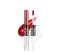 Erinde 2 en 1 Peel Off Lip Liner Stain and Lip Oil, Tatuaje delineador de labios altamente pigmentado, colores brillantes, brillo de labios hidratante, de larga duración, nutre e hidrata los labios
