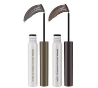 Erinde 2 Lápices de Cejas en Gel, Impermeables, Alta Pigmentación, Duración Prolongada para Cejas Llenas y Definidas, Color de Cejas con Efecto Suave, Con Brocha Flexible #01+#02