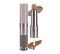 Erinde Barra de Contouring Doble, Corrector en Crema y Líquido para Contouring Maquillaje, Bronzer de Larga Duración, Fácil de Difuminar para Definir y Esculpir el Rostro Naturalmente #01