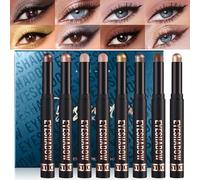 Erinde Juego de 8 Lápices de Sombra de Ojos en Crema - Mate Metálico, Brillante, Resistente al Agua, Perlado y de Larga Duración