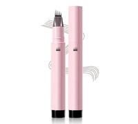Erinde Lápiz Cejas Microblading, Eyebrow Pencil Impermeable, Rellena Espacios Vacíos, Efecto Pelo Natural 3D, Cejas Maquillaje Definidas, Larga Duración y Resistente a las Manchas #02 Marron