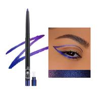 Erinde Lápiz de ojos camaleón metálico brillante multicolor resistente al agua, lápiz de ojos multicromo brillante y duradero #08