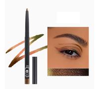 Erinde Lápiz de ojos camaleón metálico brillante multicolor resistente al agua, lápiz de ojos multicromo brillante y duradero #06