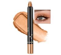 Erinde Lápiz De Sombra De Ojos Champán Brillante, Resistente Al Agua Y Larga Duración, Lápiz De Ojos Champán Perlado Crema Crayon, Lápiz De Maquillaje De Ojos De Altamente Pigmento Metá