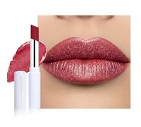 Erinde Lápiz labial brillante, lápiz labial con ligero brillo, cuida los labios, hidratante y duradero, color intenso, con vitamina E y aceite de oliva, fórmula vegana, #06