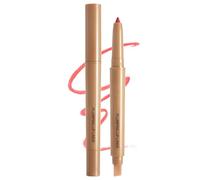 Erinde Perfilador de Labios con Pincel de Difuminado, Lápiz Labial Mate de Larga Duración, Delineador de Labios Cremoso e Impermeable, Alta Pigmentación y Efecto Voluminizador #02