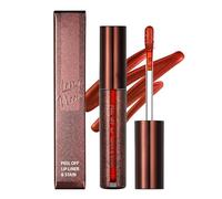 Erinde Set de exfoliación de labios, resistente al agua y duradero, tatuaje de delineador de labios, acabado mate, acabado mate natural, alta pigmentación, resistente a la transmisión, con pinzas