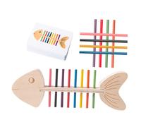 ERINGOGO 1 Juego De Clasificación De Colores Emparejamiento Color A Juego Hueso Color A Juego Juguete Sensorial Juego De Mesa Ocupado Color Cognitivo Juguete De Desarrollo