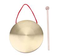 ERINGOGO 1 juego Gong de Cobre de Instrumento de Percusión Chino con Martillo para Diversión Fiestas y Desarrollo Infantil