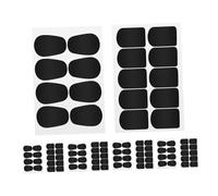 ERINGOGO 10 Hojas Parches Boquilla Saxofón Transparente Almohadillas Protectores Oval Cuadrado para Práctica y