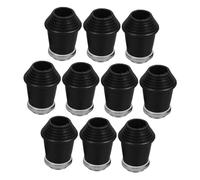 ERINGOGO 10 Juegos De Almohadillas Antideslizantes De Goma Para Patas De Batería, Protectores Para Rack y Pies De Soporte, Accesorios Resistentes Para Batería y Caja, Uso Musical Profesional