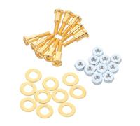 ERINGOGO 10 Juegos Tornillos de Ajuste para Máquina de Cortar Pelo Repuestos para Recortadora con Tuercas y Arandelas Instalación Rápida y Fácil