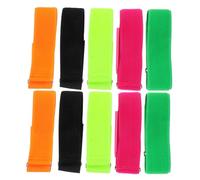 ERINGOGO 10 Piezas Bandas para de Piernas Elásticas Reutilizables para Adultos Correas Resistentes de Poliéster para Equipo Actividades y Competencias de Relevos