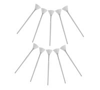 ERINGOGO 10 piezas Brochas de Abanico para Mascarilla Facial Reutilizables Aplicador Suave para Base y Maquillaje para Spa y Cuidado Piel