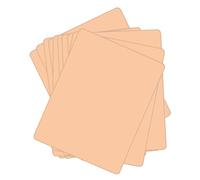 ERINGOGO 10 piezas Piel de Práctica de Silicona para Maquillaje Piel Sintética Mate para Principiantes Tatuajes y Técnicas de Cejas y Labios