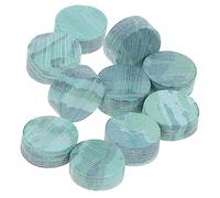ERINGOGO 10 Piezas Puntos de Abulón Diapasón de Guitarra Material de Incrustación Verde Oscuro Adecuados Guitarra y Banjo