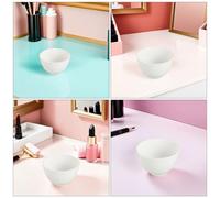 ERINGOGO 10 Piezas Tazón de máscara de belleza herramienta x antifaz mascarilla facial Tazón de mezcla de máscara facial White