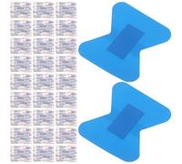 ERINGOGO 100 Apósitos Impermeables para Heridas Azules, Parches Flexibles de Pe Fuerte Adhesión, Vendajes Transparentes Ideales para Cuidado de Cortes y Raspaduras