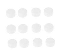 ERINGOGO 100 Piezas de Sonajeros de Plástico Blanco para Bebés y Mascotas, Accesorios para Cochecito o Cuna Tacto Cómodo y Diseño para Estimular la Atención