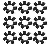 ERINGOGO 100 Piezas Fundas para Patas de Sillas Plegables Tapas Estabilizadoras Resistentes Ajustables para Protección de Tubos Metálicos Compatibles con Múltiples Modelos de Sillas