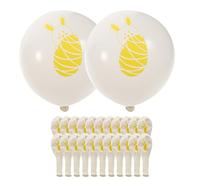 ERINGOGO 100 Piezas Globo de conejo de dibujos animados fiesta pastel globos de latex Globos decorativos globos de conejito decoración Globos del festival para mini globos Amarillo