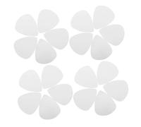 ERINGOGO 100 Piezas Metal Guitar Picks Stainless Steel Bass Guitar Plectrums Smooth Edge Finger Picks For Electric Acoustic Rock Jazz Players