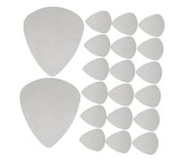 ERINGOGO 100 Piezas Stainless Steel Bass Guitar Finger Picks Smooth Edge Metal Plectrums For Electric Acoustic Instruments Rock Jazz Music