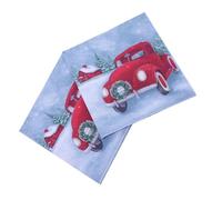 ERINGOGO 100piezas Servilletas Navideñas de Papel Servilletas para Fiestas Navideñas Estampado de Muñeco para Decoración de Restaurante o Cena de Navidad