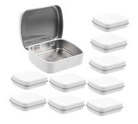 ERINGOGO 10piezas Cajas De Almacenamiento Portátil De Hojalata Mini Caja Pequeña Para Cuentas Para Guardar Joyas Galletas y Recuerdos De Fiesta